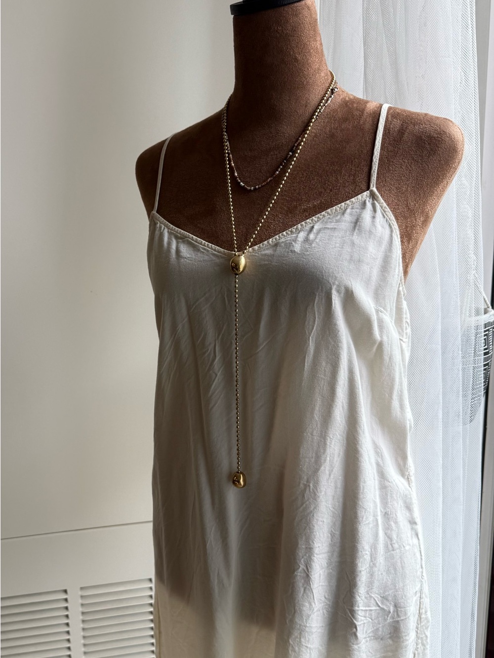 Banana Republic Cream Slip Cami Dress - Picture 5 of 8